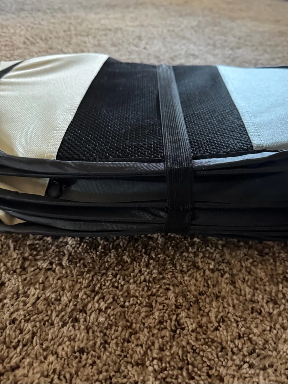 Love’s Cabin Portable Small Pet Playpen - Gray & Black! New w/o tag! Never used!